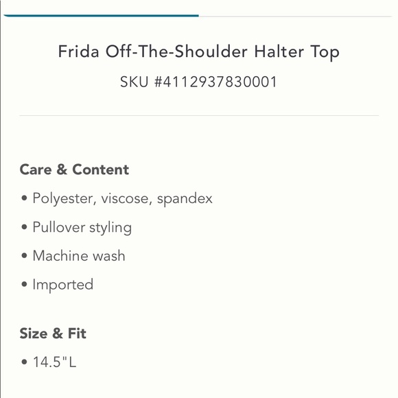 ✨ Anthropologie Frida Halter Top Sz L - Picture 4 of 5